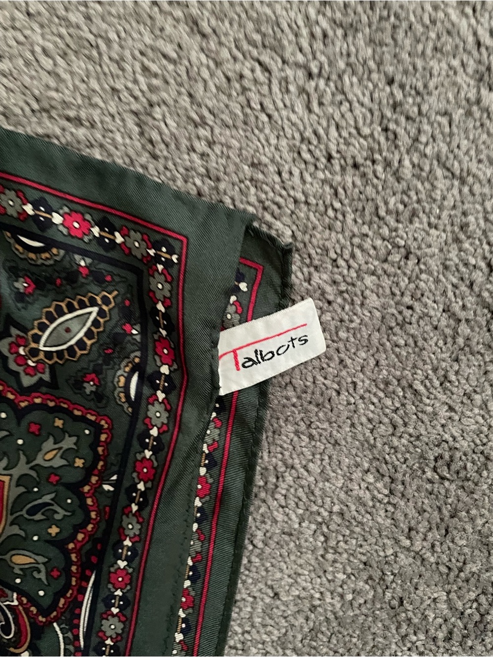 Talbots Silk Scarf - Picture 3 of 3